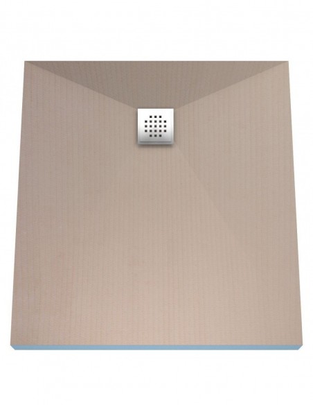 Bausatz: Befliesbares Duschelement Einschließlich Siphon Und Designrost (Sirocco) Mit Versetztem Punktablauf