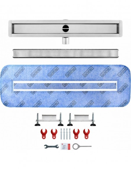Das Produkt Wird Als Komplettes Set Geliefert. Dichtmanschette, Siphon, Stellfüße Und Montageanleitung