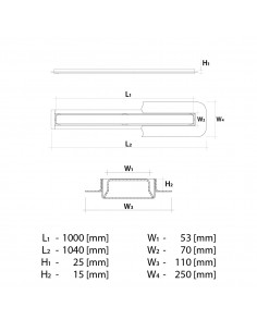 Budget - Duschrinne 100 Cm. . . 2
