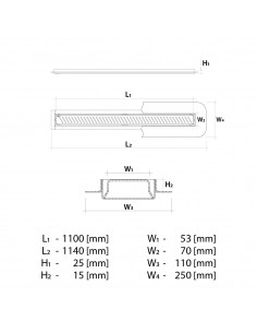 Budget - Duschrinne 110 Cm. . . 2