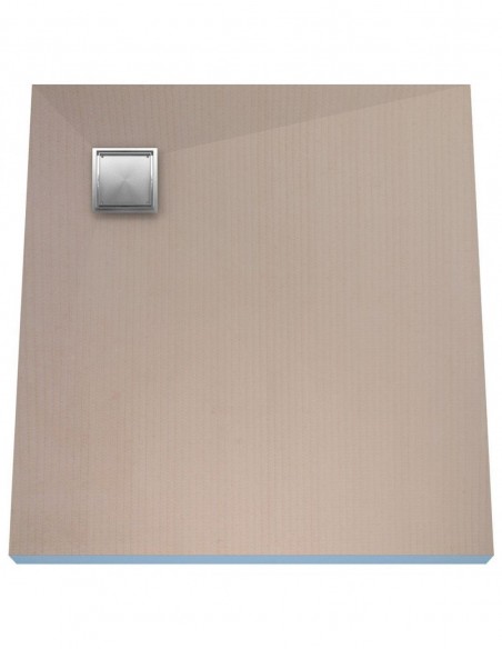 Bausatz: Befliesbares Duschelement Einschließlich Siphon Und Designrost (Pure) Mit Punktablauf In Der Ecke