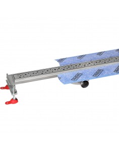 Bausatz: Geradlinige, Flache Duschrinne Mit Mistral Designrost Und Integriertem Siphon 2