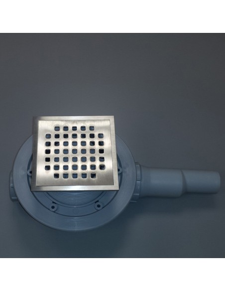 Punktablauf - Mit - Trockensiphon - 122 - X - 122 - Cm - Wiper - Top - Sirocco