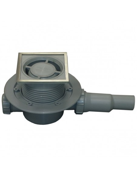 Punktablauf - Mit - Trockensiphon - 122 - X - 122 - Cm - Wiper - Top - Sirocco