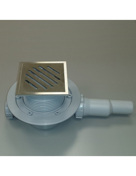 Punktablauf - Mit - Trockensiphon - 122 - X - 122 - Cm - Wiper - Top - Zonda