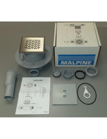 Punktablauf - Mit - Trockensiphon - 122 - X - 122 - Cm - Wiper - Top - Breva