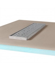 Komplett - Set: Linearer Ablauf Mit Designrost "Pure" Und Siphon 2