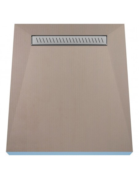 Reales Produktbild: Duschrinne Wiper Premium Mit Pure Abdeckung Und Siphon