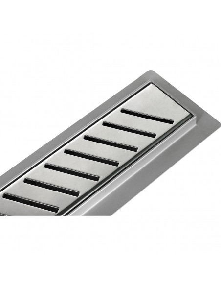 Budget - Duschrinne - 120 - Cm - Sieme - Steel - Komplett - Set