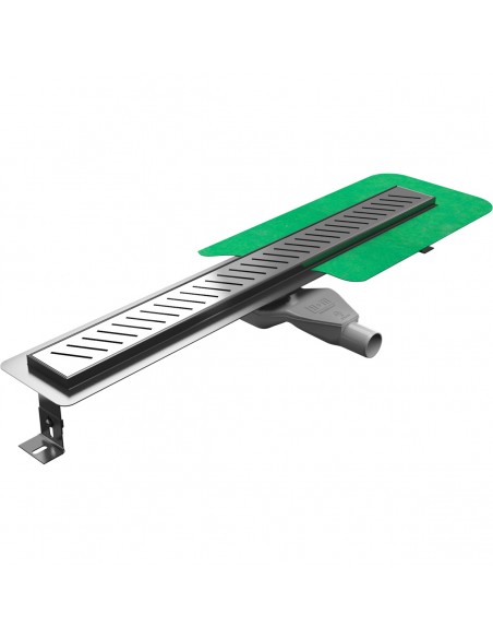 Budget - Duschrinne - 60 - Cm - Sieme - Steel - Komplett - Set