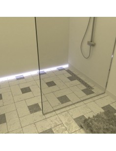 Duschrinne Für Vinylboden: Linearer Ablaufkörper Mit Designrost "Mistral" Und Siphon 2