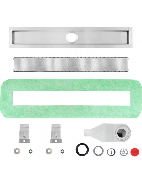 Budget - Duschrinne - 80 - Cm - Sieme - Clear - Komplett - Set