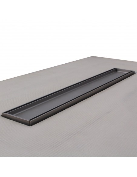 Nahaufnahme Der Duschrinne Mit Sirocco Designrost