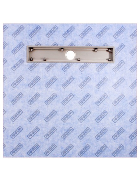 Anwendungsbeispiel: Klassischer Einbau Einer Eckdusche Mit 4 - Seitigem Gefälle Und Moderner Glasabtrennung