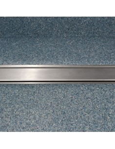 Komplett - Set: Linearer Ablauf Mit Sekundärentwässerung Und Designrost Pure Gold ([surface]), Inklusive Siphon 2