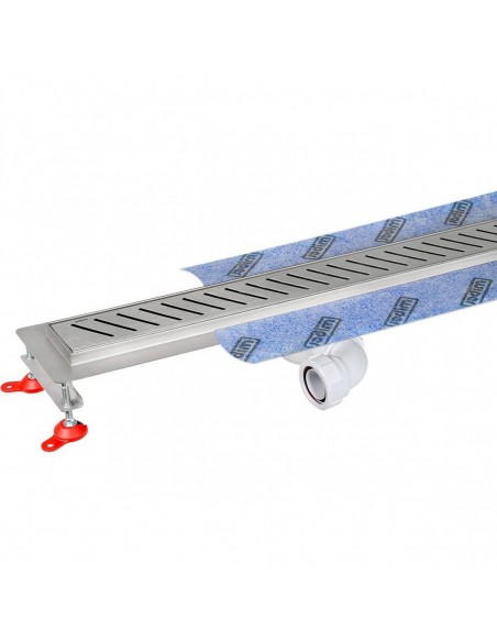 Duschelement - 90 - X - 150 - Cm - 4 - Seitiges - Gefaelle - Mit - Rinne - Wiper - Showerlay - Line - Premium - Zonda - Fu...