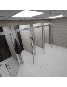 Komplett - Set: Befliesbares Duschelement Mit 4 - Seitigem Gefälle, Designrost "Pure" Und Siphon