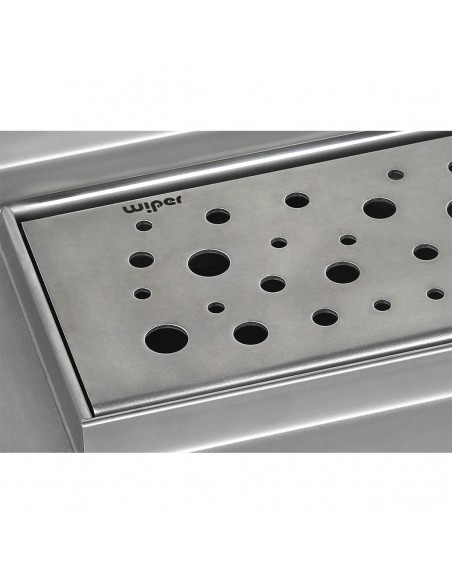 Ästhetisches Bad In Blau - Grau Mit Armaturen In Gold Sowie Einer Modernen Glasabtrennung