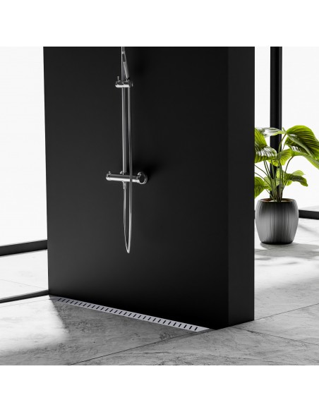 Technische Zeichnung: Duschrinne Wiper MCR 100 Cm Ponente