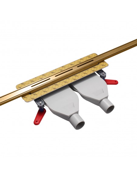 Technische Zeichnung: Duschrinne Wiper MCR 100 Cm Reversible