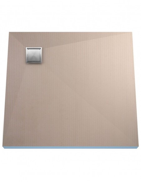 Bausatz: Befliesbares Duschelement Einschließlich Siphon Und Designrost (Pure) Mit Punktablauf In Der Ecke