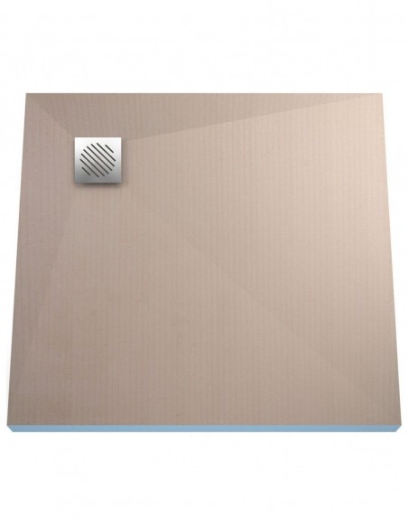 Bausatz: Befliesbares Duschelement Einschließlich Siphon Und Designrost (Zonda) Mit Punktablauf In Der Ecke