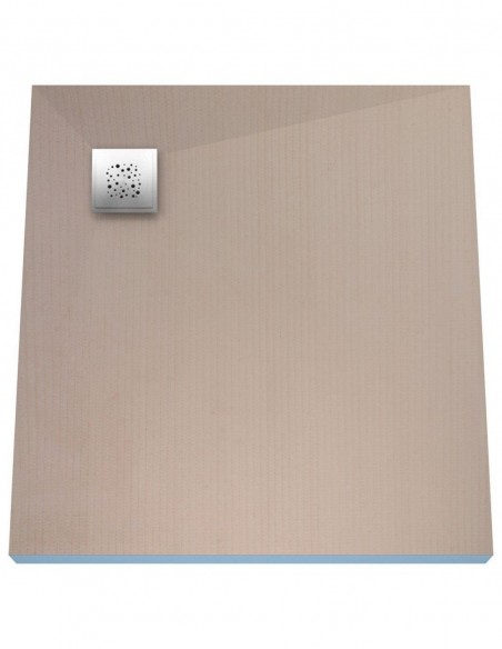 Bausatz: Befliesbares Duschelement Einschließlich Siphon Und Designrost (Mistral) Mit Punktablauf In Der Ecke