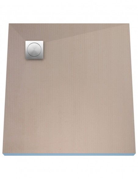 Bausatz: Befliesbares Duschelement Einschließlich Siphon Und Designrost (Ponente) Mit Punktablauf In Der Ecke