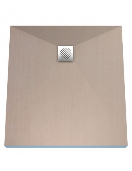 Bausatz: Befliesbares Duschelement Einschließlich Siphon Und Designrost (Zonda) Mit Versetztem Punktablauf