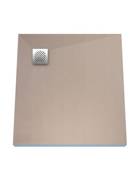 Bausatz: Befliesbares Duschelement Einschließlich Siphon Und Designrost (Zonda) Mit Punktablauf In Der Ecke