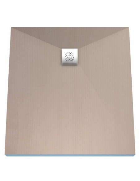 Bausatz: Befliesbares Duschelement Einschließlich Siphon Und Designrost (Mistral) Mit Versetztem Punktablauf