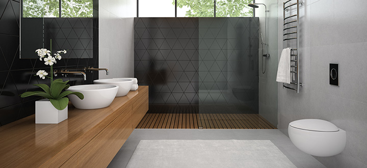 Linearer Ablauf In Einem Holzboden