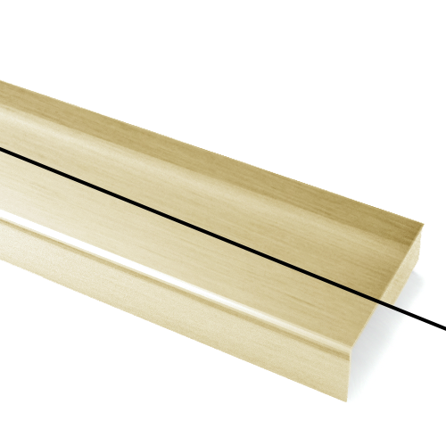 Duschrinne Fuer Mikrozement 120 Cm Wiper Mcr Pvd Reversible Brass