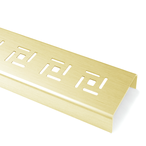 Duschrinne Fuer Mikrozement 120 Cm Wiper Mcr Pvd Tivano Gold