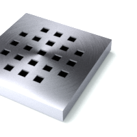 Punktablauf 15 X 15 Cm Wiper Wp Premium Sirocco Fuer Fliesenboden