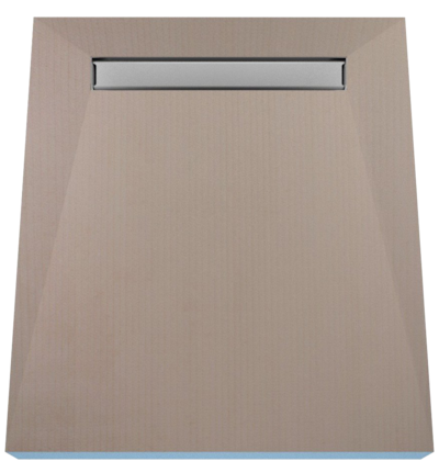 Duschelement Fuer Naturstein 100 X 150 Cm 4 Seitiges Gefaelle Mit Rinne Wiper Showerlay Line Invisible