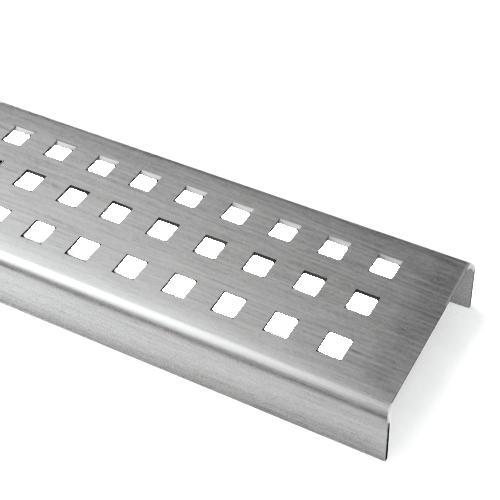 Linearer Ablaufdeckel Mit Quadratischem Muster