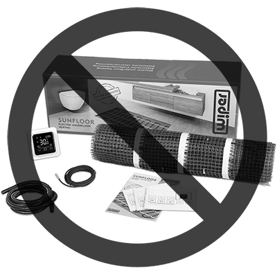 Elektr. Fußbodenheizung (Set)