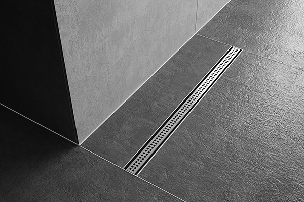 Duschrinne Wiper Elite Slim Anwendungsbild Duschrinne Wiper Elite Slim Anwendungsbild