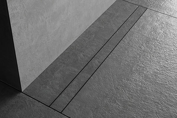 Duschrinne Wiper Invisible Anwendungsbild Duschrinne Wiper Invisible Anwendungsbild