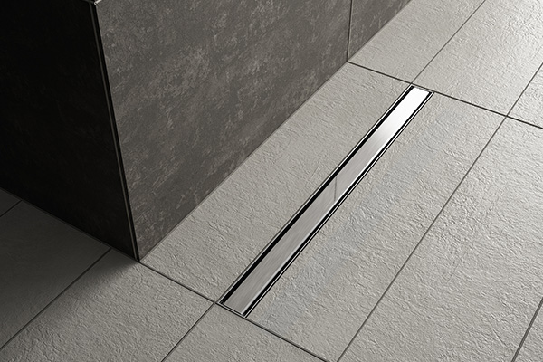 Duschrinne Wiper Premium Slim Anwendungsbild Duschrinne Wiper Premium Slim Anwendungsbild