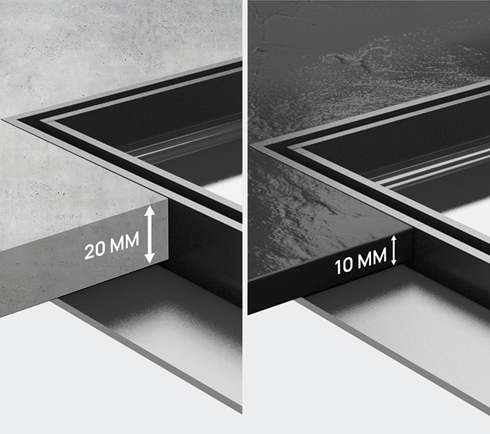 Einstellbare Fliesenstärke Zwischen 8 - 50 Mm