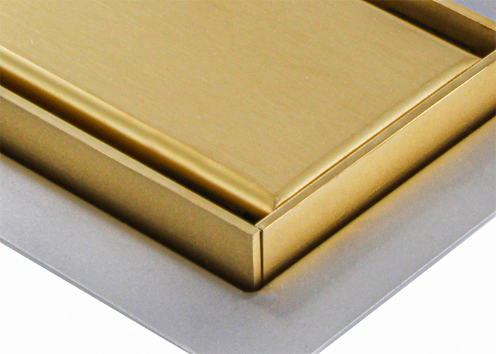 PVD - Farbbeschichtung Der Rinnenabdeckung